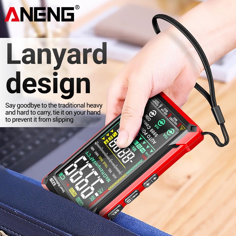 ERYUE Multimeters, Digital Multimeter Tester Smart Touch Auto-Ranging 9999 Counts