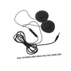 Mipcase High Fidelity Motorcycle Helmet Headset with Ergonomic Design Mic for Seamless Communication Durable Comfortable for Outdoor Sports and Players