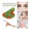 Rodillo Masaje Facial De Jade Gua Sha Rejuvenece Kit