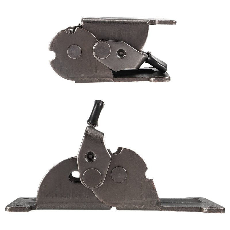 MANCHAP 4 PCS Self Locking Folding Hinge, 0-90-180 Degree Foldable