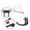 130mm Thick Table Magnifier LED Lighted Magnifying Glass Lamp Magnifier