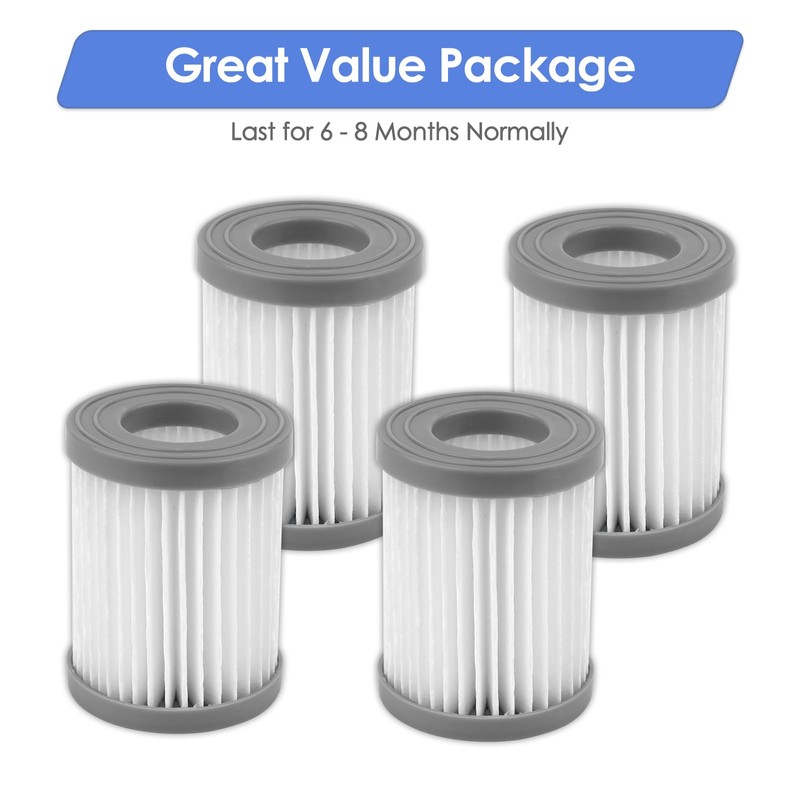 (4 Pack) M320 Replacement HEPA Filters Compatible with Lefant M320/