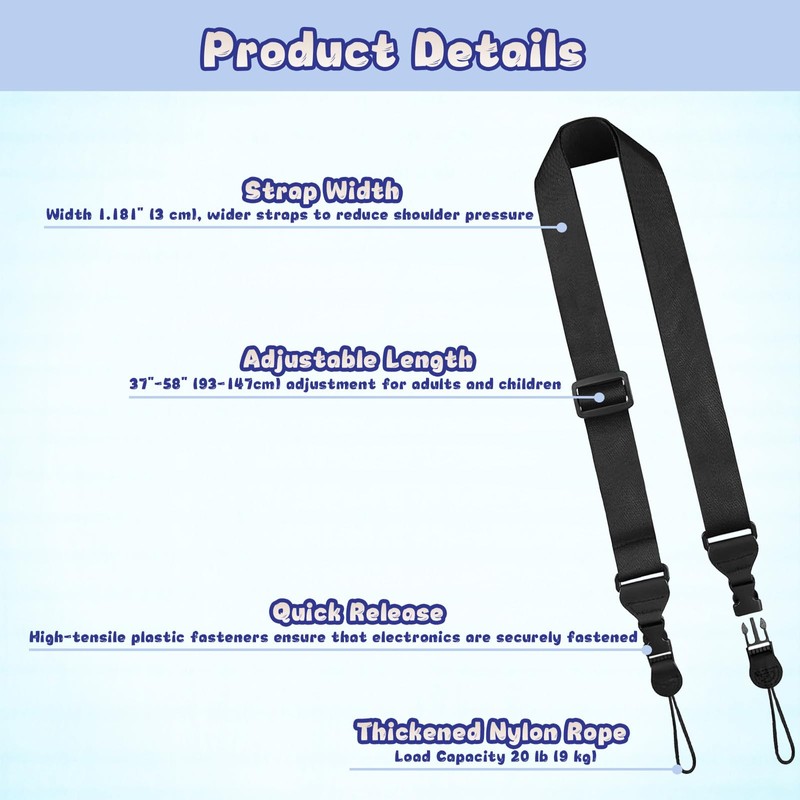 GZGRYTRC Case with Strap,Removable Neck Strap for Enhanced Portability with