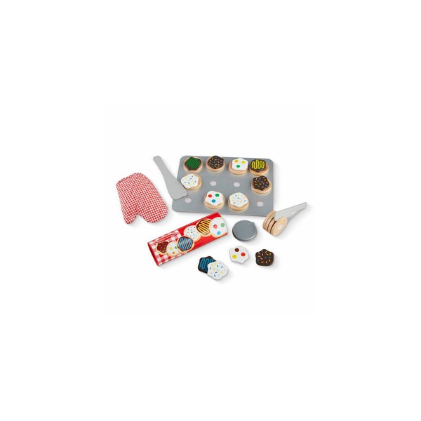 Melissa & Doug Wooden Play Slice and Bake Cookie Set