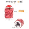 SCUARI 4PCS Tire Caps,Tire Valve Stem Caps,Car Accessories Handmade Crystal