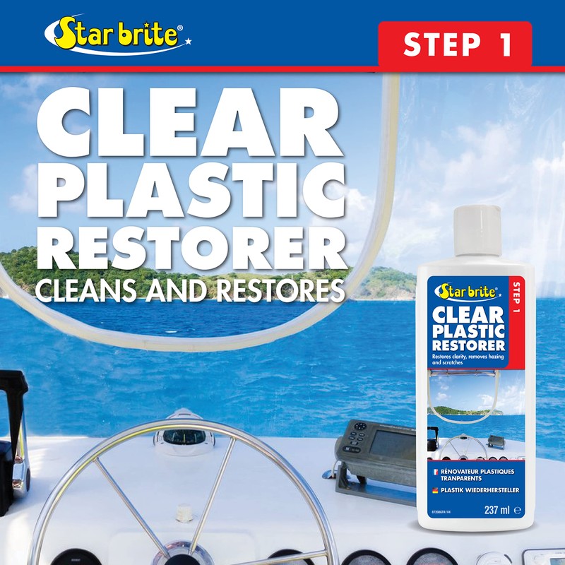STAR BRITE Clear Plastic Restorer - Haze, Yellowing & Scratch