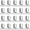 RayTour 20 Pieces Men Suspender Clips Sheet Straps Holder Fasteners