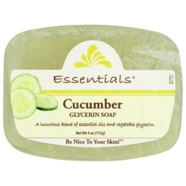 Clearly Natural Glycerin Bar Soap, Cucumber, 4 Ounce