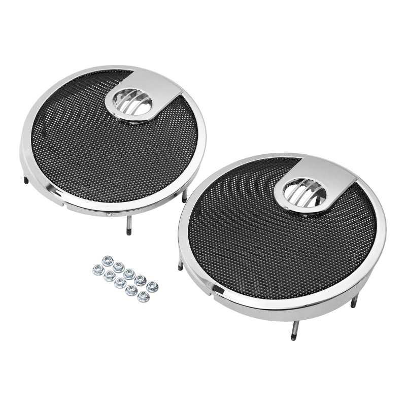 TCMT 6.5" Saddlebag Speaker Lid Grills Fit For Indian Chieftain