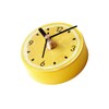 FOMIYES Fridge Clock Magnet Lemon Pattern Round Wall Clock for