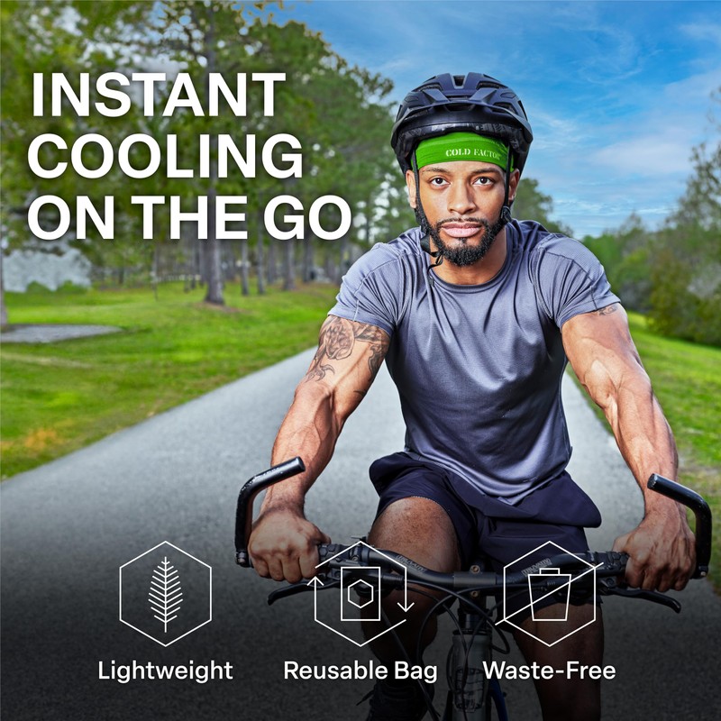 COLD FACTOR Instant Cooling Skull Cap 2 Pack | UPF