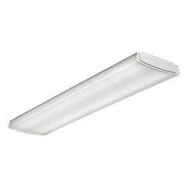 Lithonia Lighting LBL4 LP840 4-Feet Commercial LED Wraparound Indoor Light, White