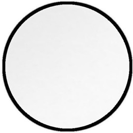 Impact Collapsible Circular Reflector Disc - White Translucent - 12"