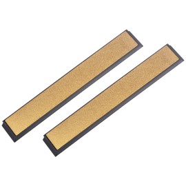 uxcell Diamond Sharpening Stone, 6" x 0.8" (150mm x 20mm) 150 Grits Titanium Coated Whetstone Sharpener Grinding Plate Hand Tool 2pcs