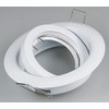 Decken-Einbaustrahler ''SR90'' weiß, schwenkbar, Ø98mm, für 50mm Lampen