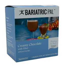 BariatricPal 15g Protein Aspartame-Free Pudding & Shake - Creamy Chocolate with Fiber (1-Pack)