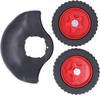 Weeding Trimmer Wheels,Lawn Mower Auxiliary Wheels | Adjustable Support Wheels