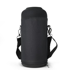 BUZIO Water Bottle Holder Carrying Pouch for 87 oz Bottles - Carry, Protect and Insulate Your Flask with This Military Grade Carrier an Adjustable Padded Shoulder Strap