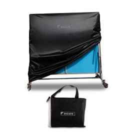 DICAPA Table Tennis Table Cover, Protective Cover for Folding Table Tennis Table, 165 x 70 x 165 cm, Waterproof and Resistant Material