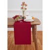 Solino Home Red Table Runner 90 Inches Long - Dru