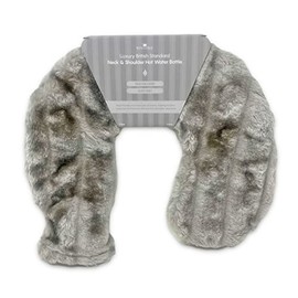 Revitale Fur Neck and Shoulder Hot Water Bottle (Slate Grey)