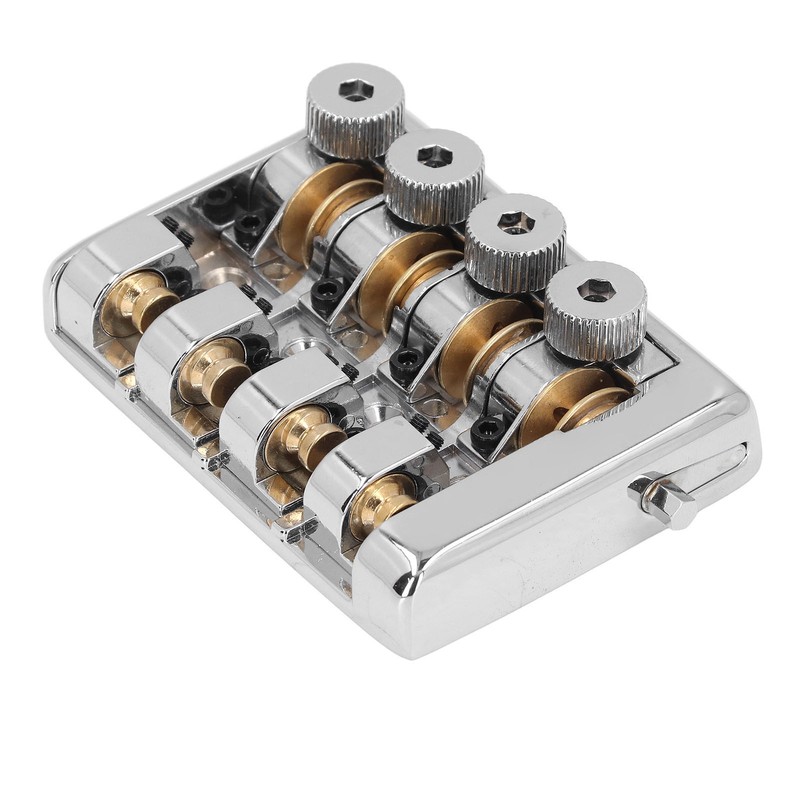 4 String Headless Electric Bass Bridge Zinc Alloy Brass Bridge