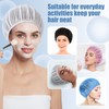 Chuarry 4 Pcs Mesh Sleep Bonnet for Sleeping Night Curly