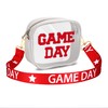 Game Day Clear Bag for Stadium Events with Letter Patches