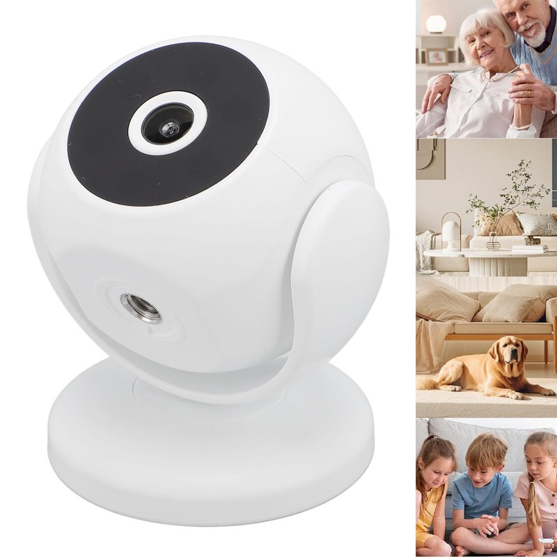 2K Indoor Security Camera, 2.4GHz Wi Fi Camera, 360° Baby