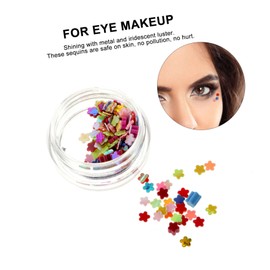 Mikinona 1set Multipurpose Eye Makeup Sequins Unique Pigmented Glitter for Festivals Parties Daily Use Supplies for Stunning Cosmetic Looks Easy to Apply Remove