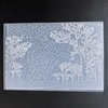 WooYangFun 3D Merry Christmas Snow Forest Embossing Folder for Card