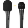 6 PCS Microphone Windscreen Black Foam Handheld Cover, Mic Covers