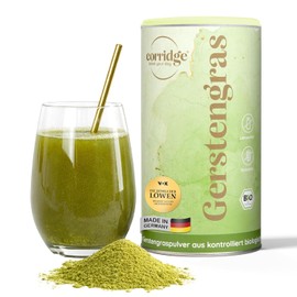 Bio Gerstengras Pulver 150g - Superfood für deine tägliche Routine mit Chlorophyll, Vitaminen, Mineralstoffen & Antioxidantien - 100% rein, pflanzlich, glutenfrei & ohne Zusatzstoffe