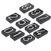Natudeco LED Solar House Number Light Illuminated Outdoor Plaques Wall