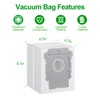 Omiracle 12 Pack Vacuum Bags Compatible with iRobot Roomba i3+,