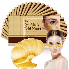 32 Pairs Eye Pads, Eye Pads Against Dark Circles, Rich Hyaluronic Acid, Anti-Ageing Eye Care, Collagen and B5 Moisturising Anti-Ageing Eye Masks for Dark Circles, Bags & Puffiness