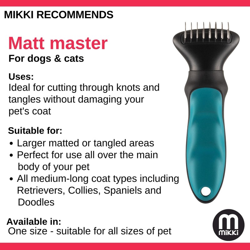 Mikki Dog, Cat Matt Master Rake - Matt and Tangle