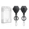 Uniclife 2 Pack Heavy Duty Retractable Keychain with Magnetic Closure
