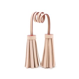 Senral Handmade Vachetta Leather Mini Tassel to Dress Up Pochette Eva Clutch Wallet