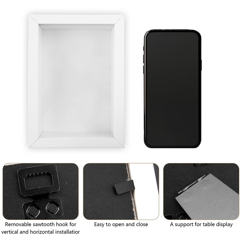 6 Pack 4 x 6 Inches Shadow Box Frame, Small