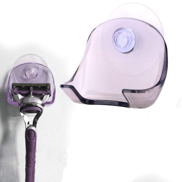 Holder For Shower, Plastic Rack with Suction Shower Cup Hook,