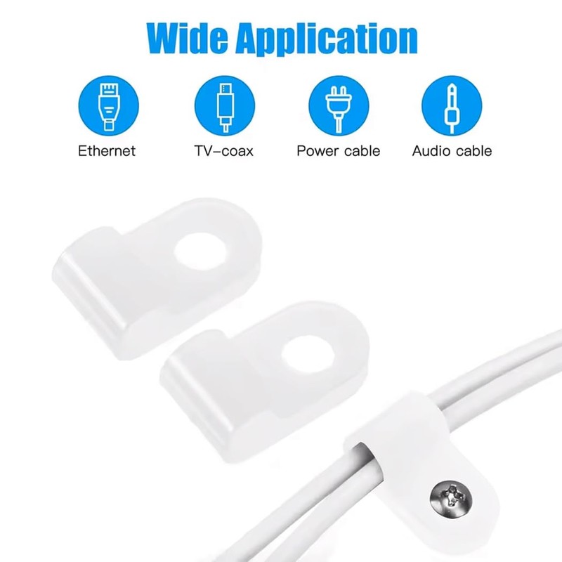 Audiophan Threaded Cable Clip Cable Clip Wire Clamp Cable Diameter