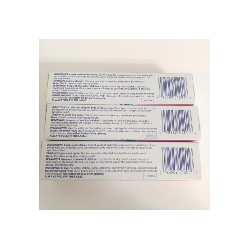 3 pack - Oral Balance Dry Mouth Moisturizing Gel 1.5