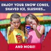 [6 Pack] Plastic Reusable Snow Cone Cups for Your Snow
