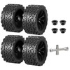 Hosim 4pcs 12mm hex Wheels and Tires for RIAARIO and