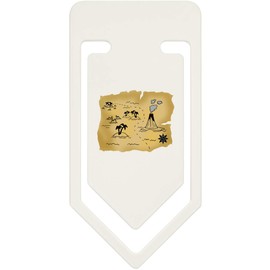 91mm 'Treasure Map' Large Plastic Paper Clip (CC00093762)