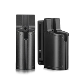 ULTRAFIRE Flashlight Holder for Duty Belt 2 Pack, Tactical Rotatable MOLLE Torch Holster Fits 1.06" - 1.18" Diameter Flashlights, Belt Clip Tactical Torch Carry Case for Police, Law Enforcement W65