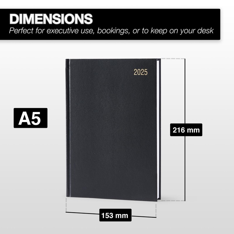 Morgan's Direct 2025 Early Edition A5 Diary Day Per Page