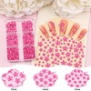 4 Boxes 3D Flower Nail Charms and Gems - Rose