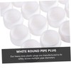 Mipcase 50Pcs Round Plastic Cover Furniture Leg Plug End Caps